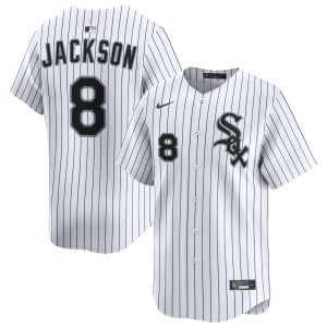 Bo Jackson Chicago White Sox White Pinstripe Home Jersey - All Stitched