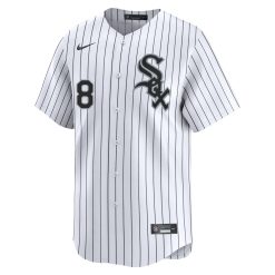 Alternative view of Bo Jackson Chicago White Sox White Pinstripe Home Jersey - All Stitched