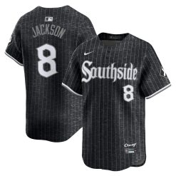 Bo Jackson Chicago White Sox Black City Connect Jersey - All Stitched