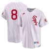 Bo Jackson Chicago White Sox Red Pinstripe Throwback Jersey - All Stitched