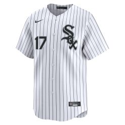 Alternative view of Ken Griffey Jr Chicago White Sox White Pinstripe Home Jersey - All Stitched