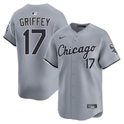 Ken Griffey Jr Chicago White Sox Grey Road Jersey - All Stitched