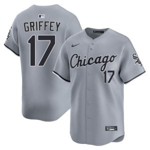 Ken Griffey Jr Chicago White Sox Grey Road Jersey - All Stitched