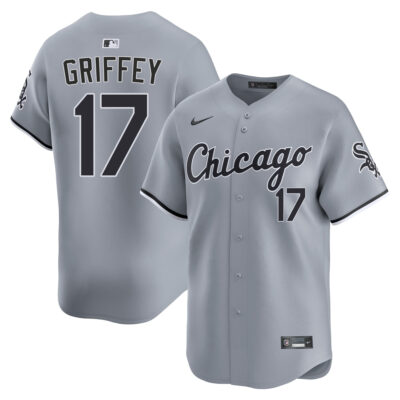 Ken Griffey Jr Chicago White Sox Grey Road Jersey - All Stitched