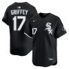 Ken Griffey Jr Chicago White Sox Black Alternate Jersey - All Stitched