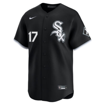 Alternative view of Ken Griffey Jr Chicago White Sox Black Alternate Jersey - All Stitched