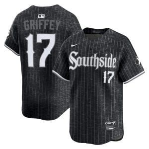 Ken Griffey Jr Chicago White Sox Black City Connect Jersey - All Stitched
