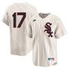 Ken Griffey Jr Chicago White Sox Cream Throwback Jersey - All Stitched