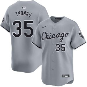 Frank Thomas Chicago White Sox Grey Road Jersey - All Stitched