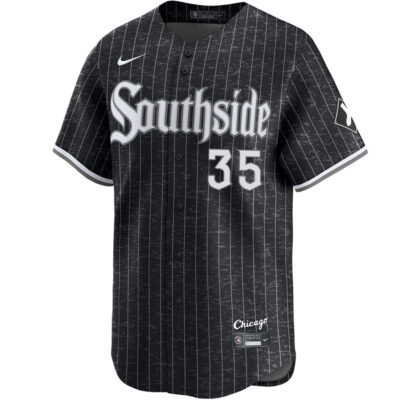 Alternative view of Frank Thomas Chicago White Sox Black City Connect Jersey - All Stitched