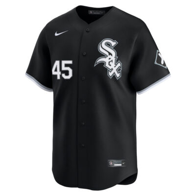 Alternative view of Michael Jordan Chicago White Sox Black Alternate Jersey - All Stitched