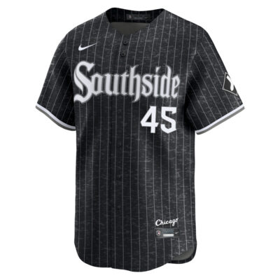 Alternative view of Michael Jordan Chicago White Sox Black City Connect Jersey - All Stitched