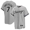 Tim Anderson Chicago White Sox Grey Road Jersey - All Stitched