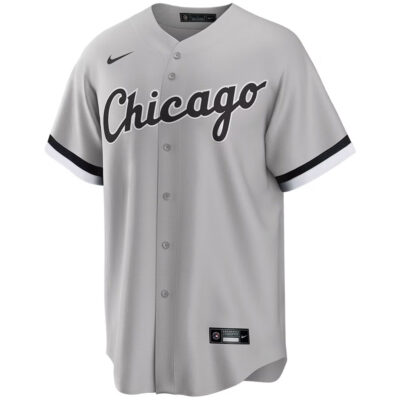 Alternative view of Tim Anderson Chicago White Sox Grey Road Jersey - All Stitched