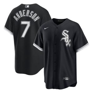 Tim Anderson Chicago White Sox Black Alternate Jersey - All Stitched
