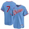 Tim Anderson Chicago White Sox Blue 1972 Throwback Jersey - All Stitched