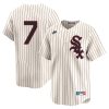 Tim Anderson Chicago White Sox Cream Throwback Jersey - All Stitched