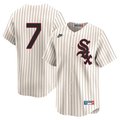Tim Anderson Chicago White Sox Cream Throwback Jersey - All Stitched