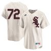 Carlton Fisk Chicago White Sox Cream Throwback Jersey - All Stitched