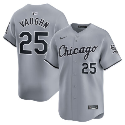 Andrew Vaughn Chicago White Sox Grey Road Jersey - All Stitched