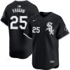 Andrew Vaughn Chicago White Sox Black Alternate Jersey - All Stitched