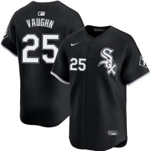 Andrew Vaughn Chicago White Sox Black Alternate Jersey - All Stitched