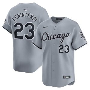 Andrew Benintendi Chicago White Sox Grey Road Jersey - All Stitched