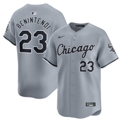 Andrew Benintendi Chicago White Sox Grey Road Jersey - All Stitched