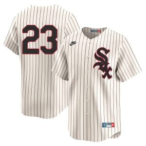 Andrew Benintendi Chicago White Sox Cream Throwback Jersey - All Stitched