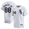 Luis Robert Jr Chicago White Sox White Pinstripe Home Jersey - All Stitched