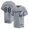 Luis Robert Jr Chicago White Sox Grey Road Jersey - All Stitched