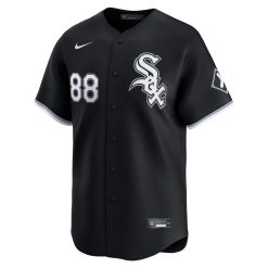 Alternative view of Luis Robert Jr Chicago White Sox Black Alternate Jersey - All Stitched