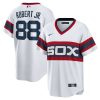 Luis Robert Jr Chicago White Sox White Throwback Jersey - All Stitched