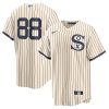 Luis Robert Jr Chicago White Sox Cream Fields Of Dream Throwback Jersey - All Stitched