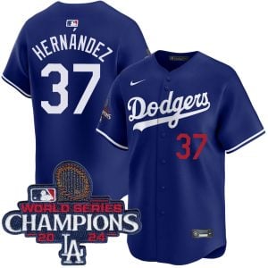 Teoscar Hernandez Los Angeles Dodgers Royal Blue Alternate Limited Jersey - All Stitched