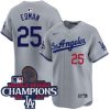 Tommy Edman Los Angeles Dodgers Grey Road Limited Jersey - All Stitched