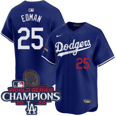 Tommy Edman Los Angeles Dodgers Royal Blue Alternate Limited Jersey - All Stitched