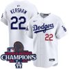 Clayton Kershaw Los Angeles Dodgers White Home Limited Jersey - All Stitched