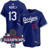 Max Muncy Los Angeles Dodgers Royal Blue Alternate Limited Jersey - All Stitched