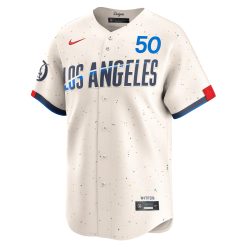 Alternative view of Mookie Betts Los Angeles Dodgers Cream City Connect Limited Jersey - All Stitched