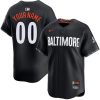 Custom Baltimore Orioles Black City Connect Jersey - All Stitched