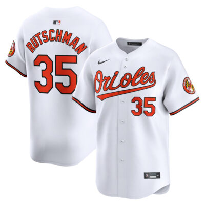 Adley Rutschman Baltimore Orioles White Home Limited Jersey - All Stitched