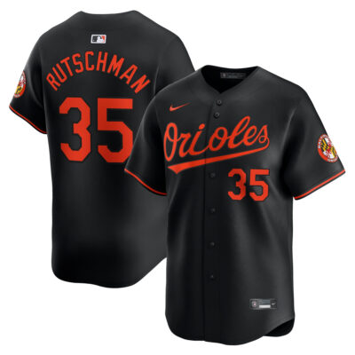 Adley Rutschman Baltimore Orioles Black Alternate Limited Jersey - All Stitched
