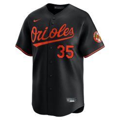 Alternative view of Adley Rutschman Baltimore Orioles Black Alternate Limited Jersey - All Stitched