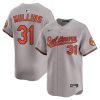 Cedric Mullins Baltimore Orioles Grey Road Limited Jersey - All Stitched