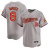 Cal Ripken Jr Baltimore Orioles Grey Road Limited Jersey - All Stitched