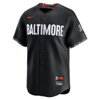 Alternative view of Cal Ripken Jr Baltimore Orioles Black City Connect Jersey - All Stitched