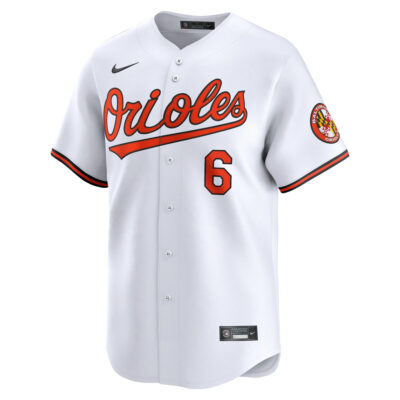 Alternative view of Ryan Mountcastle Baltimore Orioles White Home Limited Jersey - All Stitched