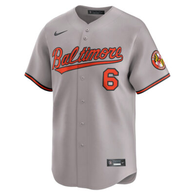 Alternative view of Ryan Mountcastle Baltimore Orioles Grey Road Limited Jersey - All Stitched