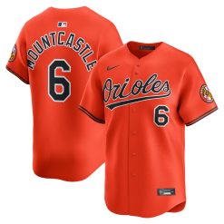 Ryan Mountcastle Baltimore Orioles Orange Alternate Limited Jersey - All Stitched